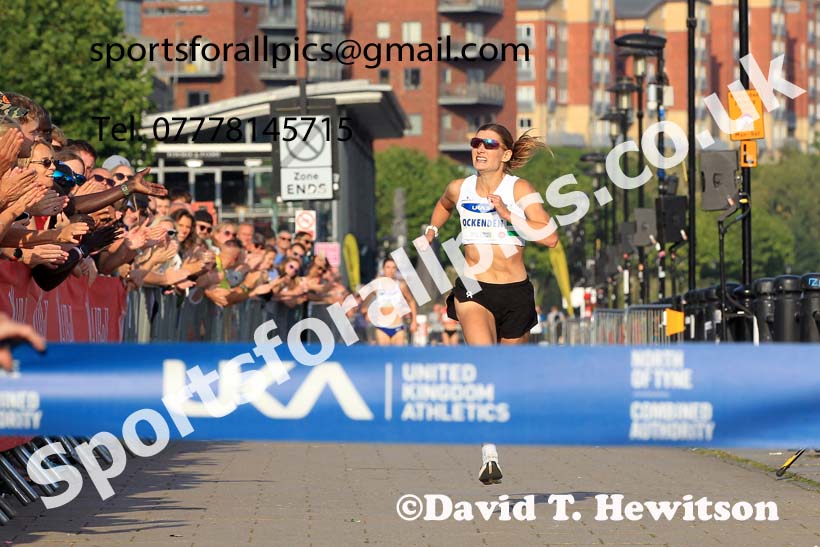 The 2023 UK Athletics Womens 5k Road Race Champs., Newcastle Quayside.  Photo: David T. Hewitson/Sports for All Pics